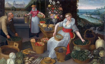 Allegorie van de Zomer door Lucas van Valckenborch