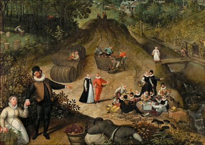 Herfstlandschap door Lucas van Valckenborch