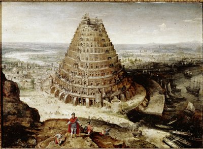 De toren van Babel door Lucas van Valckenborch