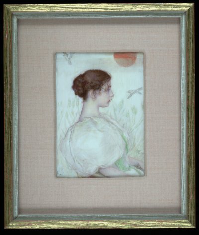 Hoofd van een jong meisje, ca. 1900 door Lucia Fairchild Fuller