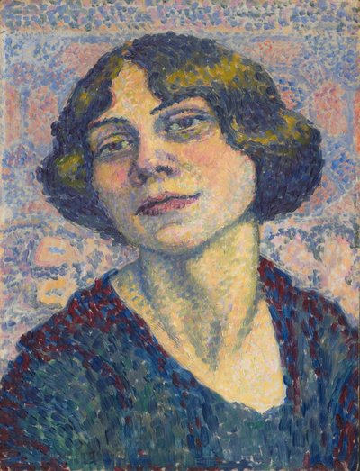 Zelfportret, ca. 1905-10 door Lucie Cousturier