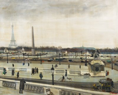 Zonder titel (Place de la Concorde) door Lucien Adrion