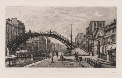 Le Quai Jemmapes in Parijs door Lucien Gautier