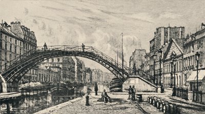 Quai de Jemmapes door Lucien Gautier