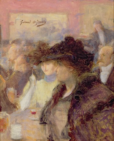 In het Café door Lucien Guirand de Scevola