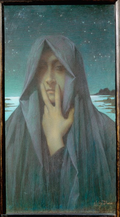 Stilte door Lucien Levy-Dhurmer