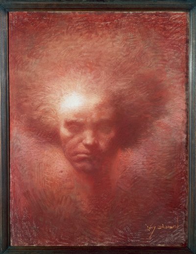 Portret van de Duitse componist Ludwig van Beethoven door Lucien Levy Dhurmer