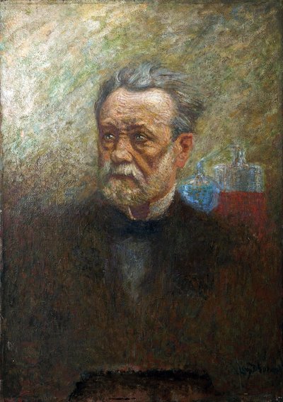 Portret van Louis Pasteur (1822-1895) door Lucien Levy Dhurmer
