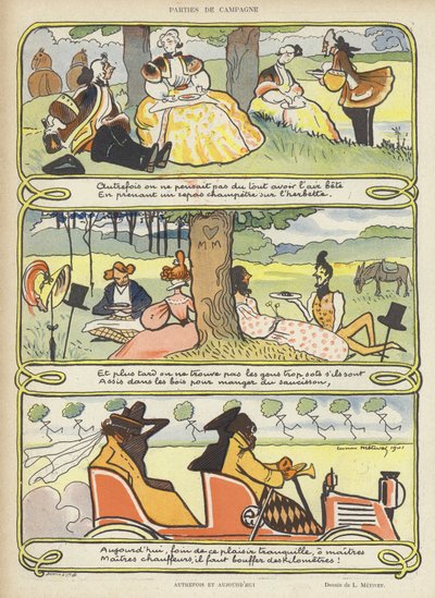 Illustratie voor Le Rire door Lucien Metivet