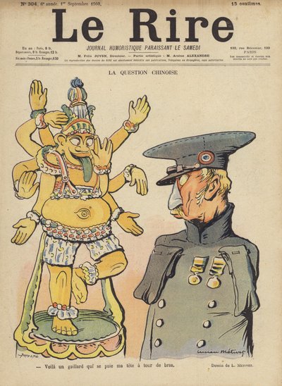 Illustratie voor Le Rire door Lucien Metivet