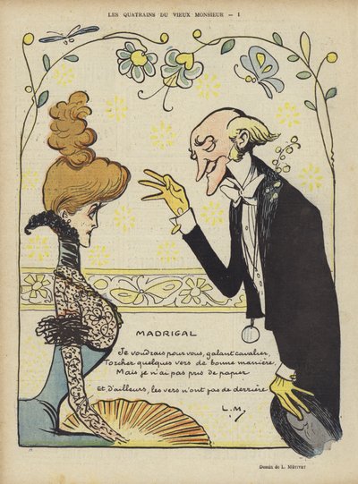 Illustratie voor Le Rire door Lucien Metivet