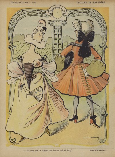 Illustratie voor Le Rire door Lucien Metivet