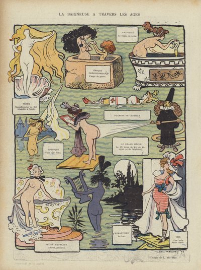 Illustratie voor Le Rire door Lucien Metivet