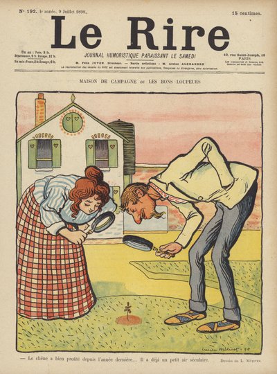 Illustratie voor Le Rire door Lucien Metivet