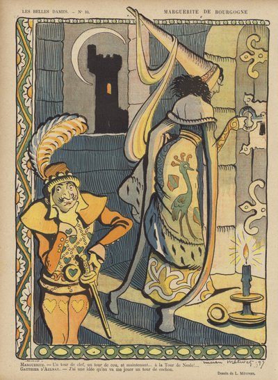 Illustratie voor Le Rire door Lucien Metivet