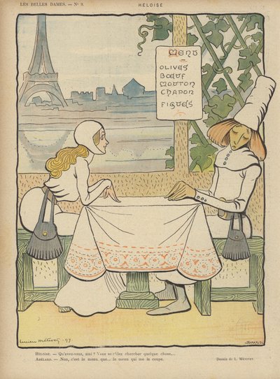 Illustratie voor Le Rire door Lucien Metivet