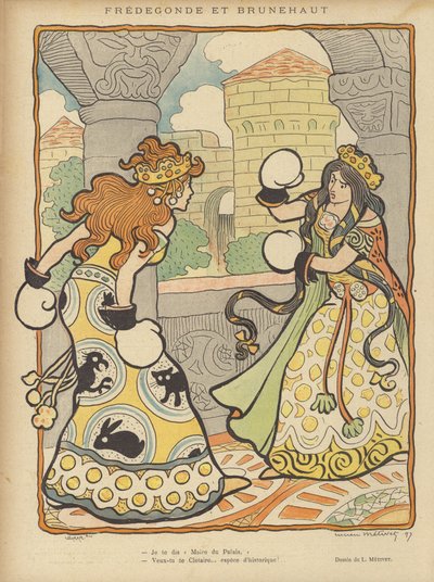 Illustratie voor Le Rire door Lucien Metivet