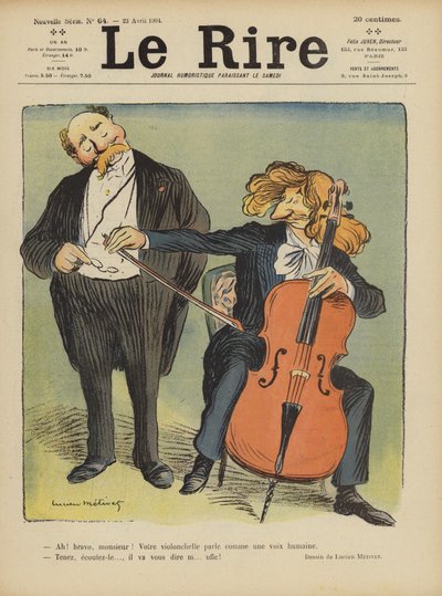 Illustratie voor Le Rire door Lucien Metivet