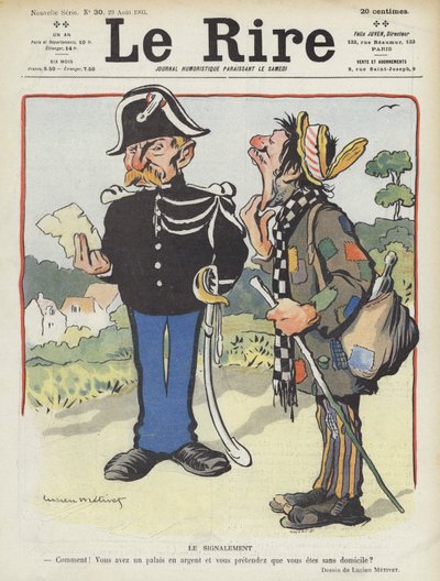 Illustratie voor Le Rire door Lucien Metivet