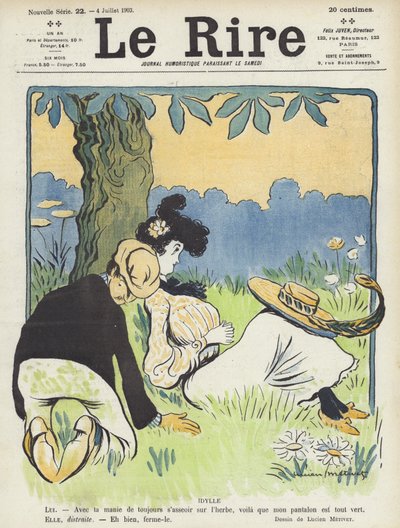 Illustratie voor Le Rire door Lucien Metivet