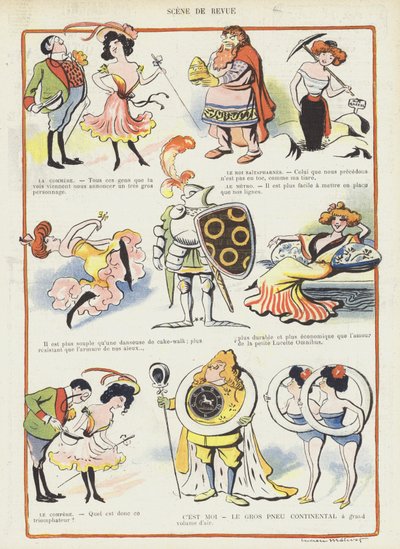 Illustratie voor Le Rire door Lucien Metivet