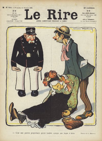 Illustratie voor Le Rire door Lucien Metivet