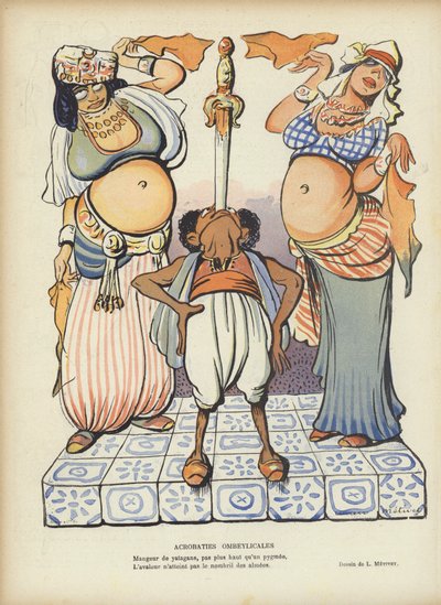 Illustratie voor Le Rire door Lucien Metivet