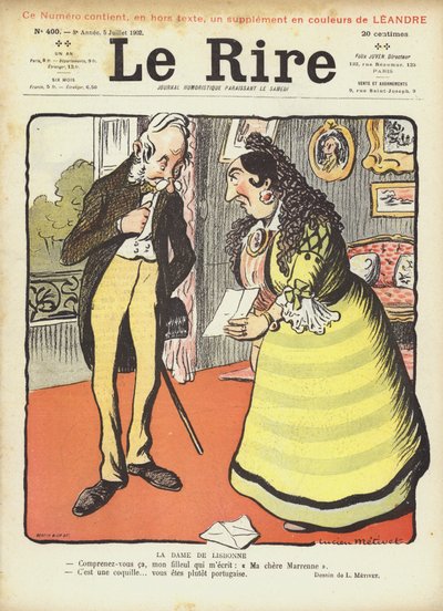 Illustratie voor Le Rire door Lucien Metivet