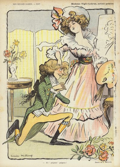Illustratie voor Le Rire door Lucien Metivet