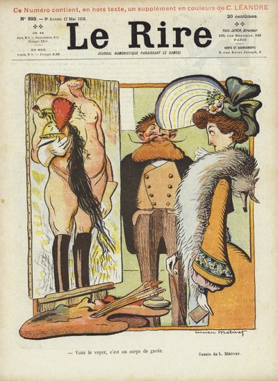 Illustratie voor Le Rire door Lucien Metivet