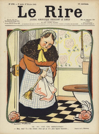 Illustratie voor Le Rire door Lucien Metivet