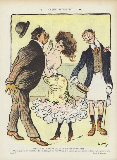 Illustratie voor Le Rire door Lucien Metivet