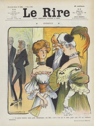 Illustratie voor Le Rire door Lucien Metivet