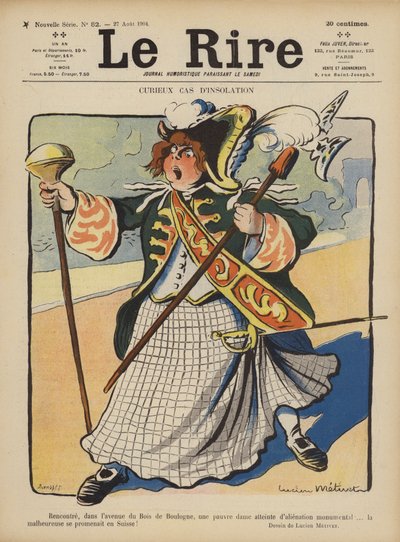 Illustratie voor Le Rire door Lucien Metivet