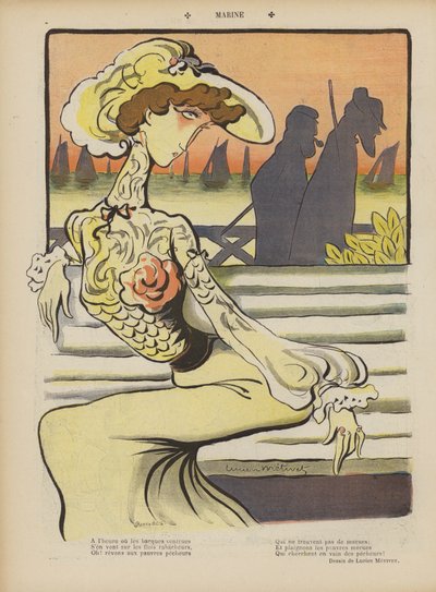 Illustratie voor Le Rire door Lucien Metivet