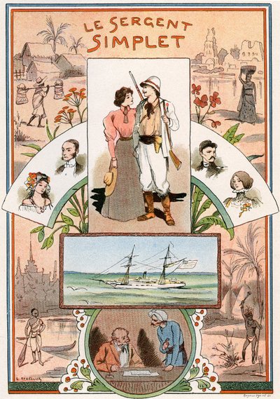Illustratie voor het boek van Paul d