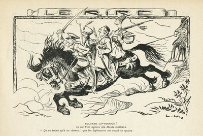 Illustratie in Le Rire door Lucien Metivet