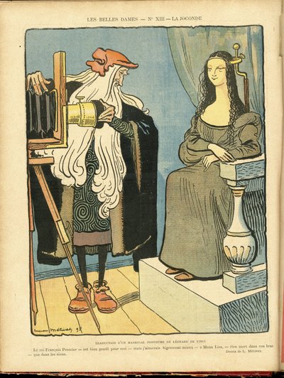 Illustratie in Le Rire door Lucien Metivet