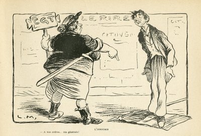 Illustratie in Le Rire door Lucien Metivet