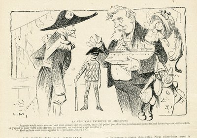 Illustratie in Le Rire door Lucien Metivet
