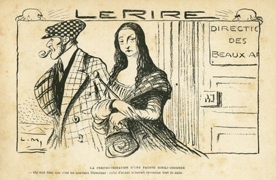 Illustratie in Le Rire door Lucien Metivet