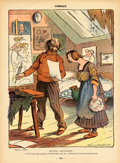La Baionnette, Satirique en Couleurs door Lucien Metivet