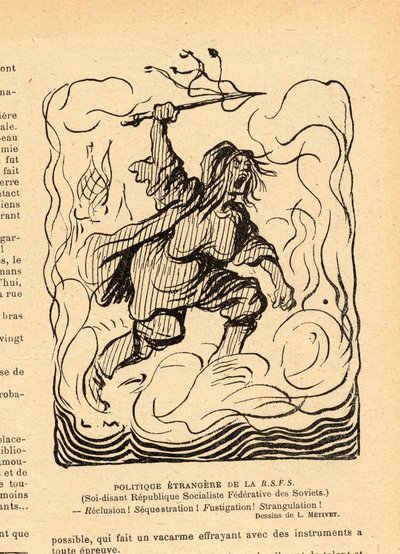Le Rire rouge, Satirisch in Zwart-Wit door Lucien Metivet