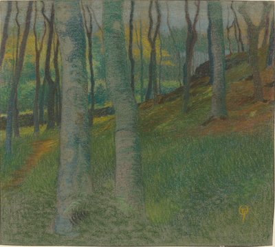 Bosrijk Landschap door Lucien Ott
