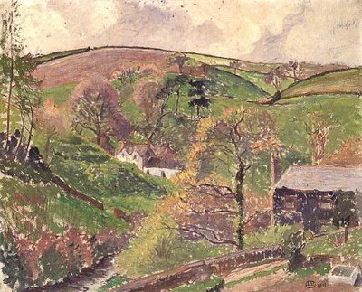 Blackpool Vallei door Lucien Pissarro