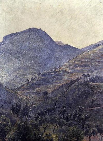 La Bau, Zonsondergang door Lucien Pissarro