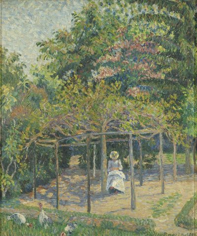 De Kalkoenen door Lucien Pissarro