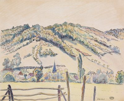 Mericourt door Lucien Pissarro