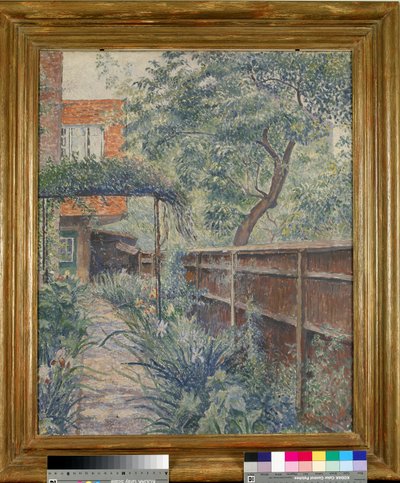 Mijn Studiotuin door Lucien Pissarro