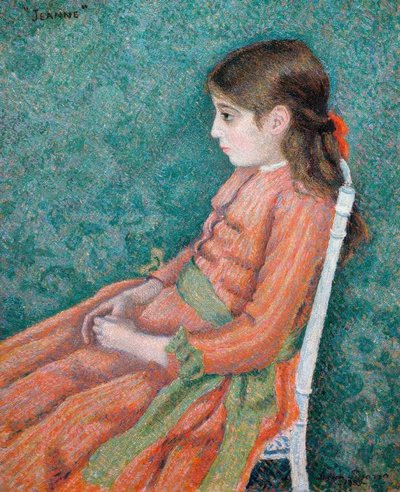 Portret van Jeanne door Lucien Pissarro